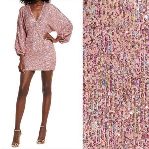 NWT Saylor Merriweather Dress Rose Gold